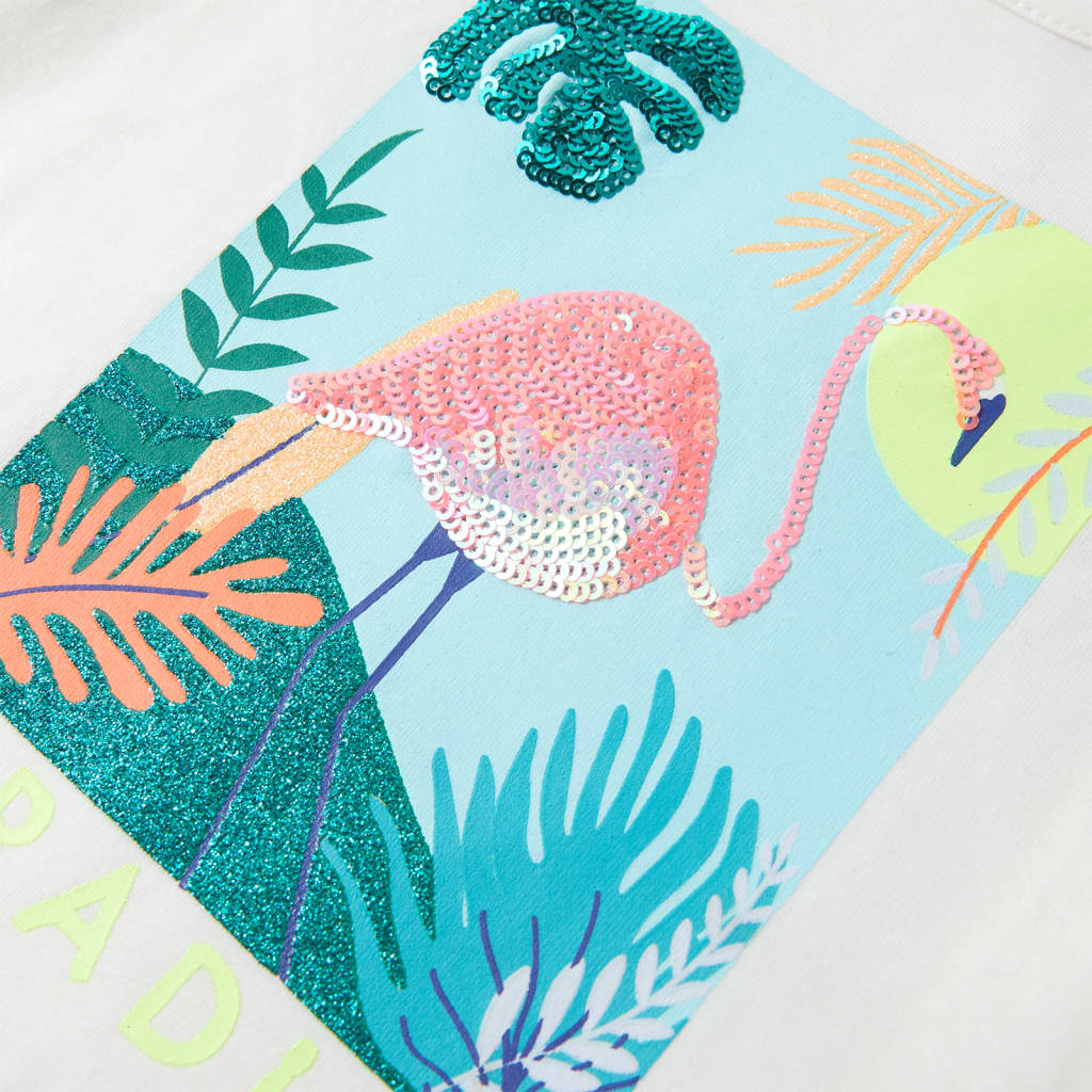 Kinder T-Shirt Ecru 104