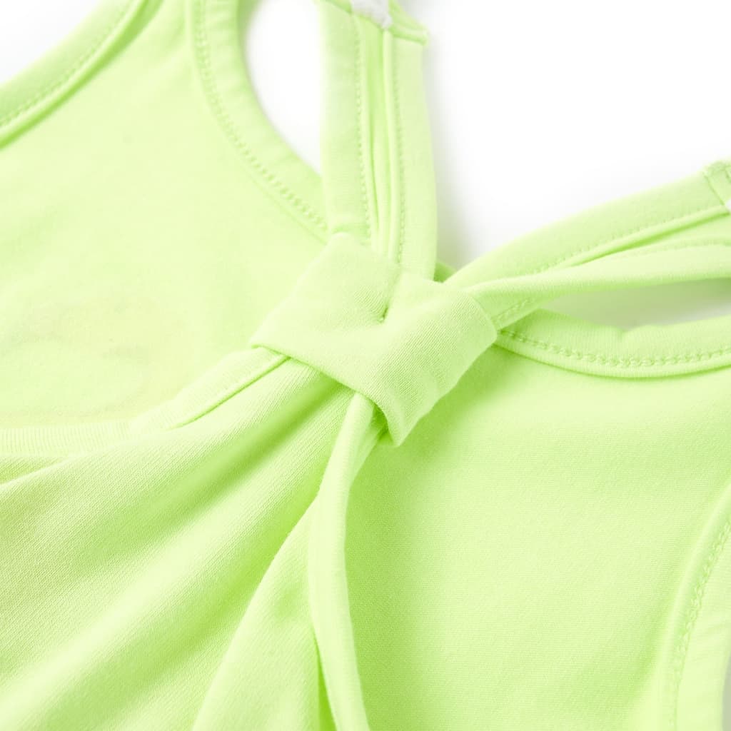 Kinder-Tanktop Neongelb 116