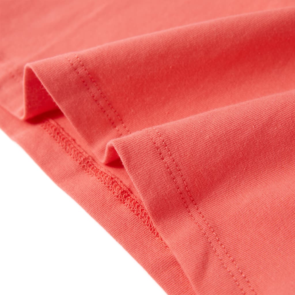 Kinder-T-Shirt Korallenrosa 128