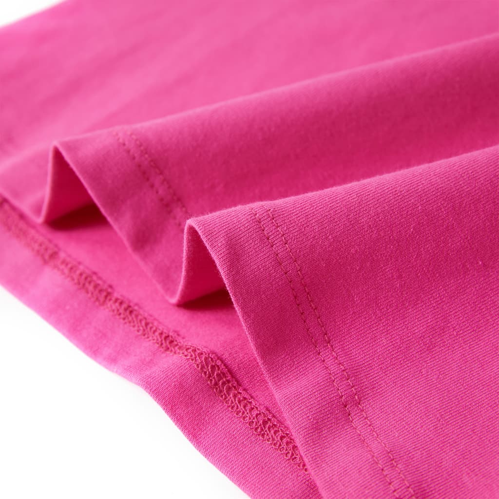 Kinder-T-Shirt Dunkelrosa 104