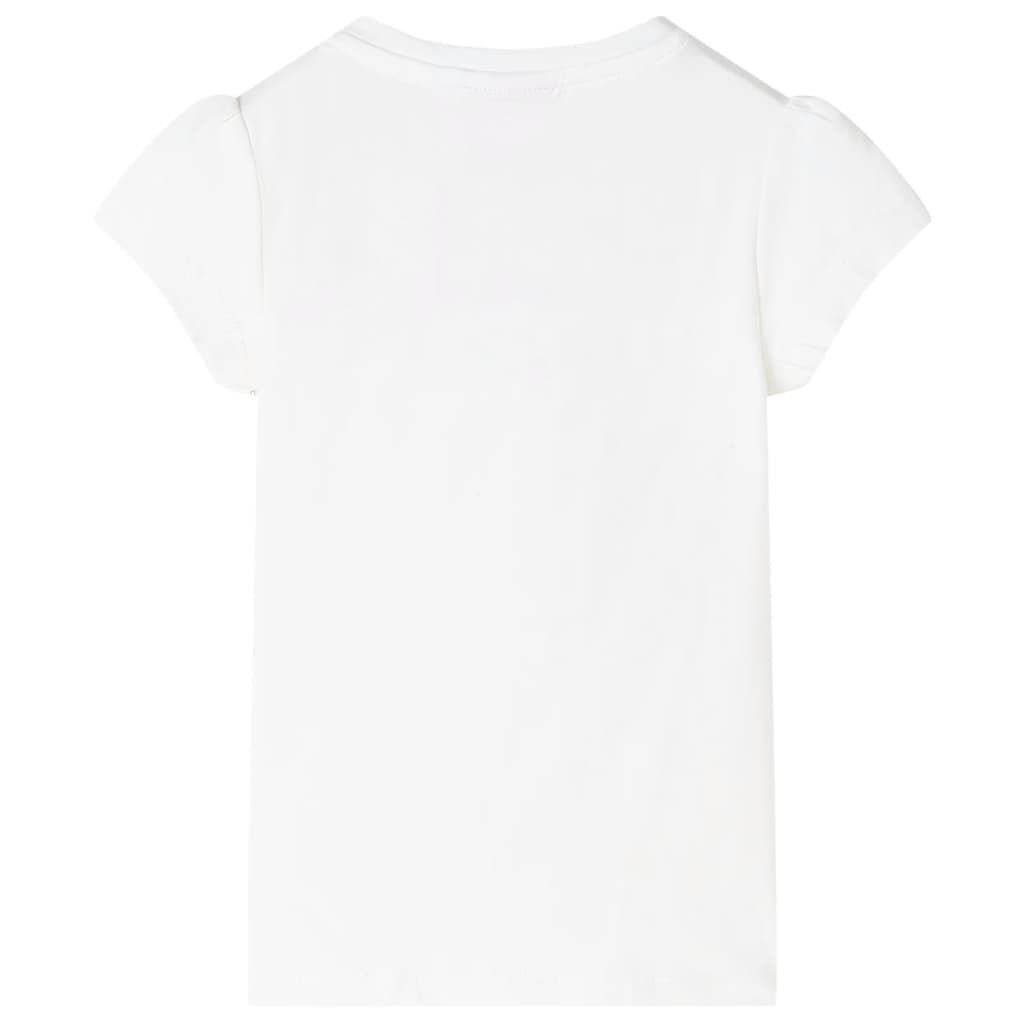 Kinder-T-Shirt Ecru 104