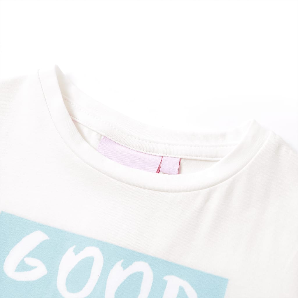 Kinder-T-Shirt Ecru 104