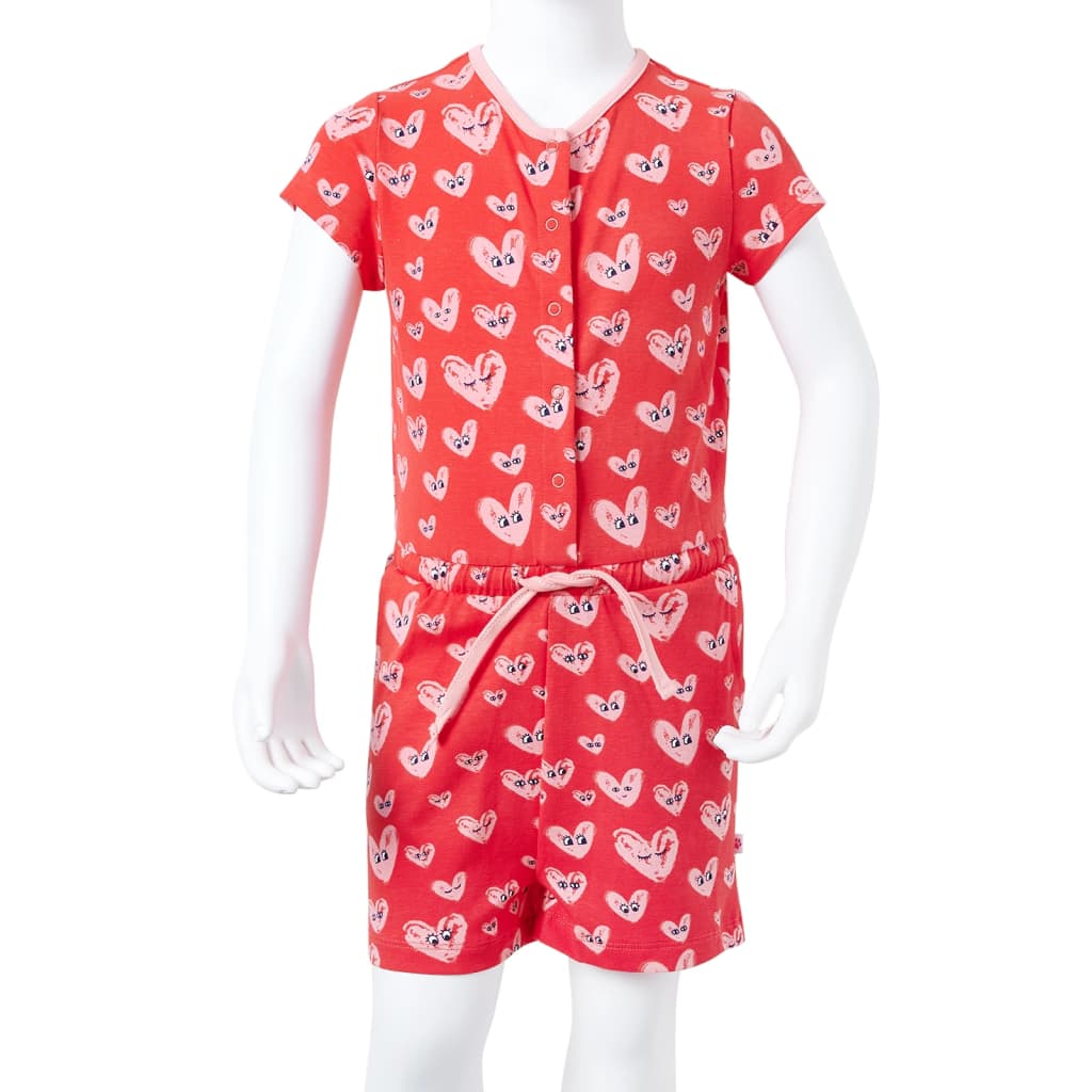 Kinder-Spielanzug Rot 116