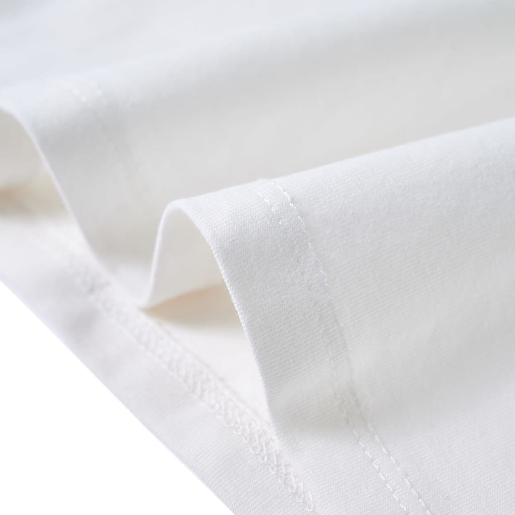 Kinder-T-Shirt mit Rüschenärmeln Ecru 116