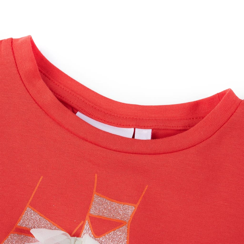 Kinder-T-Shirt Rot 128