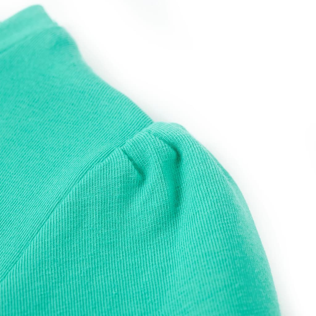 Kinder-T-Shirt Minzgrün 128