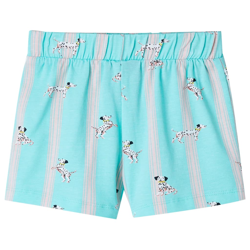 Kinderpyjama mit Kurzen Ärmeln Ecru 140