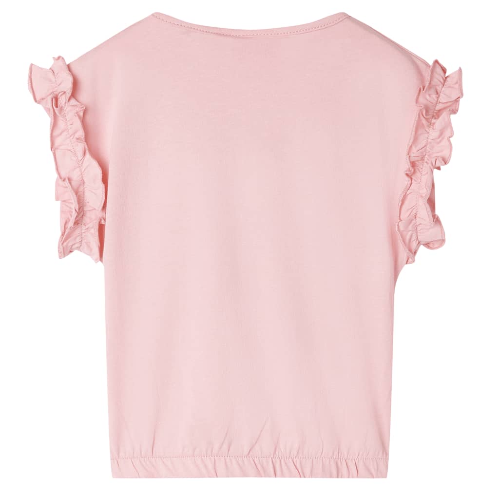 Kinder-T-Shirt Hellrosa 128