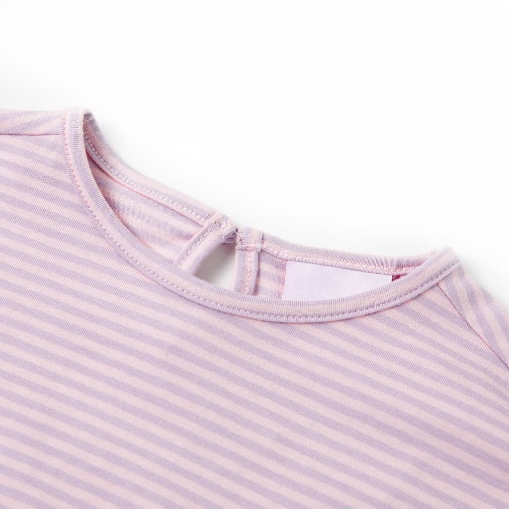 Kinder-T-Shirt mit Rüschenärmeln Lila 140