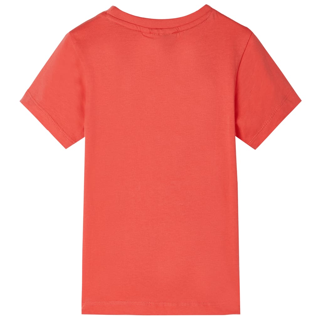 Kinder-T-Shirt Hellrot 92