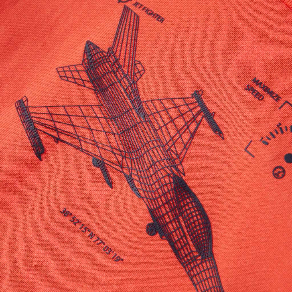 Kinder-T-Shirt Hellrot 92