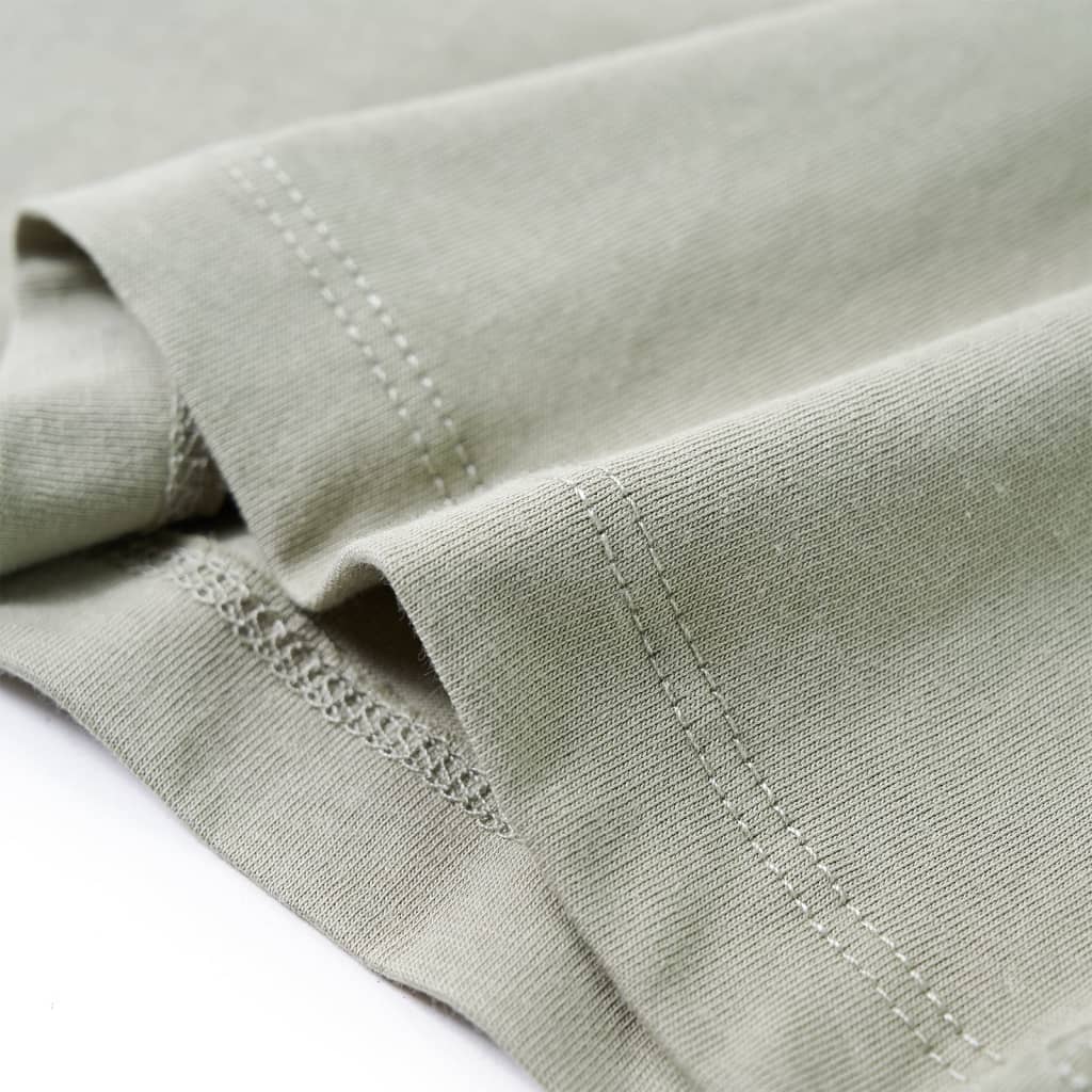 Kinder-T-Shirt Helles Khaki 104