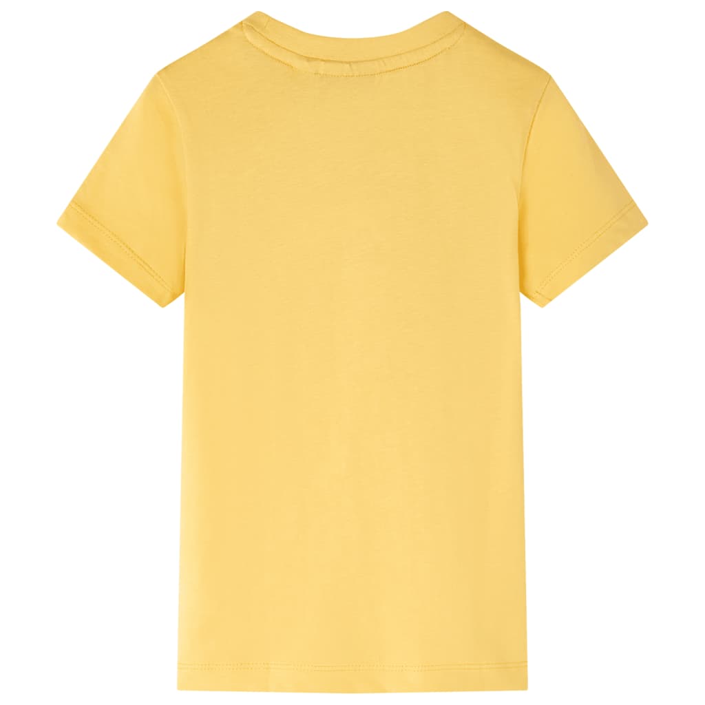 Kinder-T-Shirt Helles Ocker 128