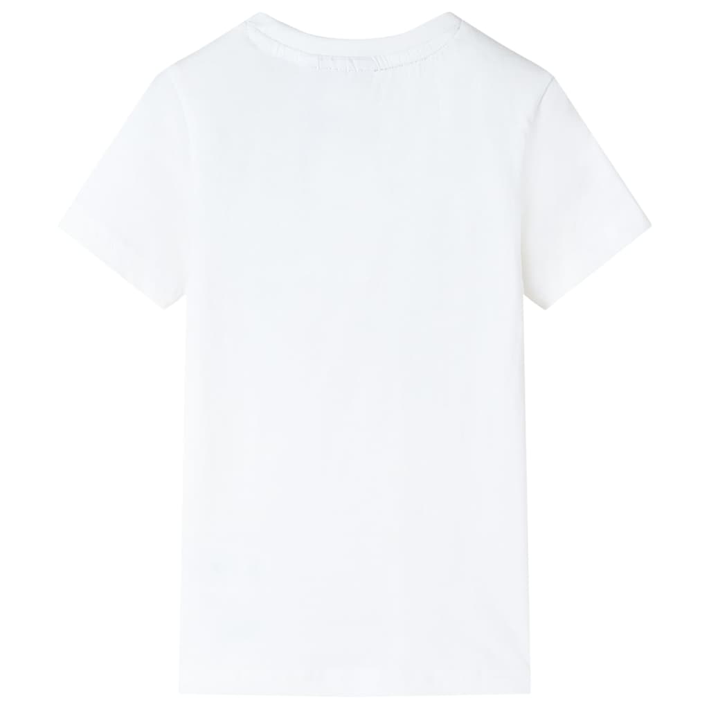 Kinder-T-Shirt Ecru 116