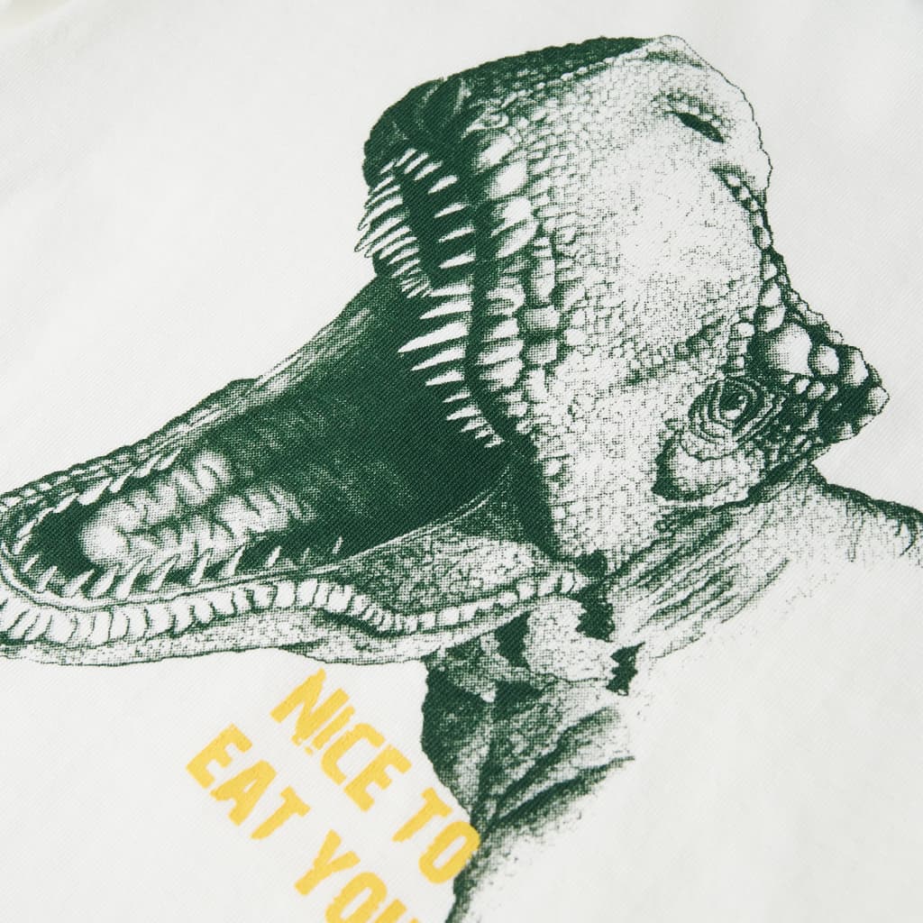 Kinder-T-Shirt Ecru 140