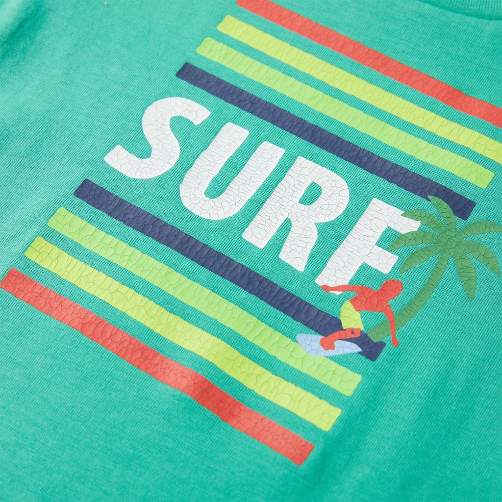 Kinder-T-Shirt Grün 92