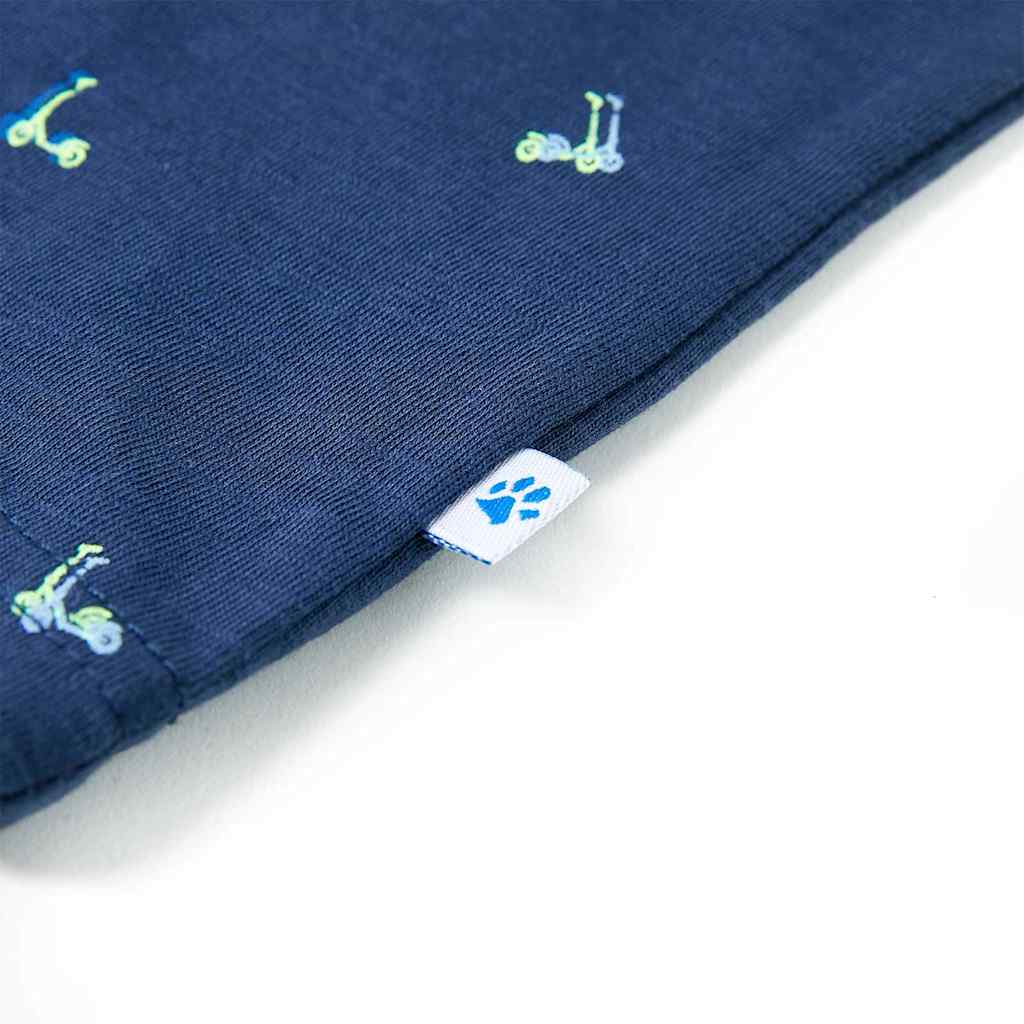 Kinder-T-Shirt Dunkelblau 116