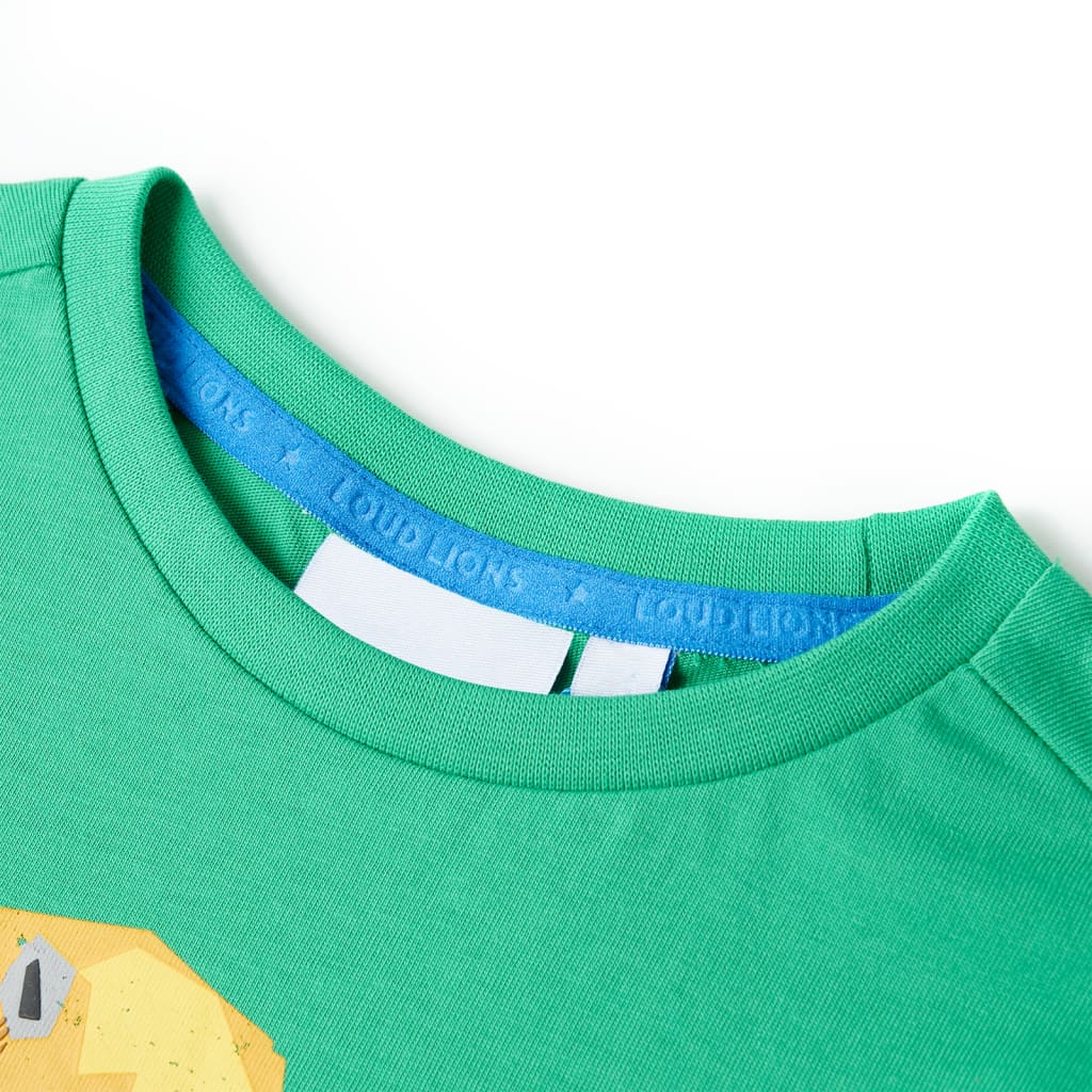 Kinder-T-Shirt Grün 104