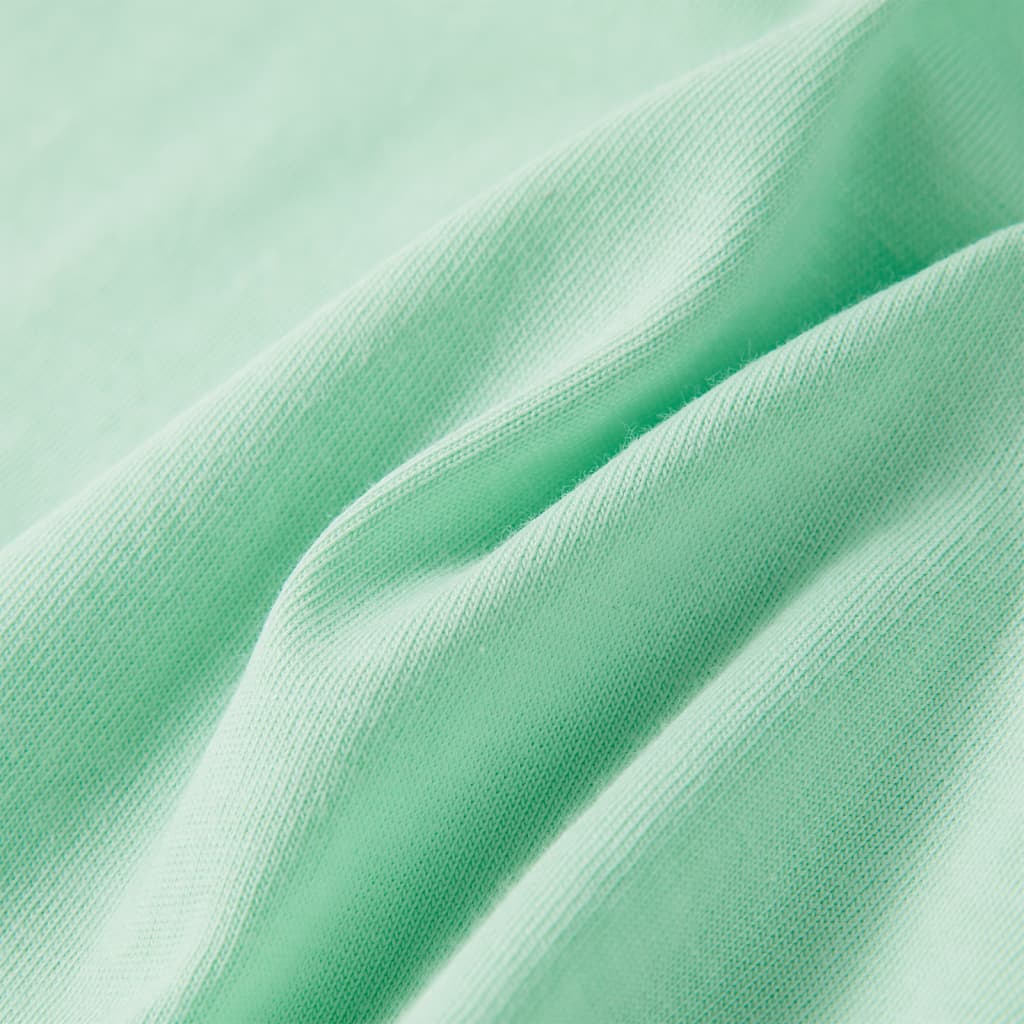 Kinder-Kurzarmshirt Hellgrün 92