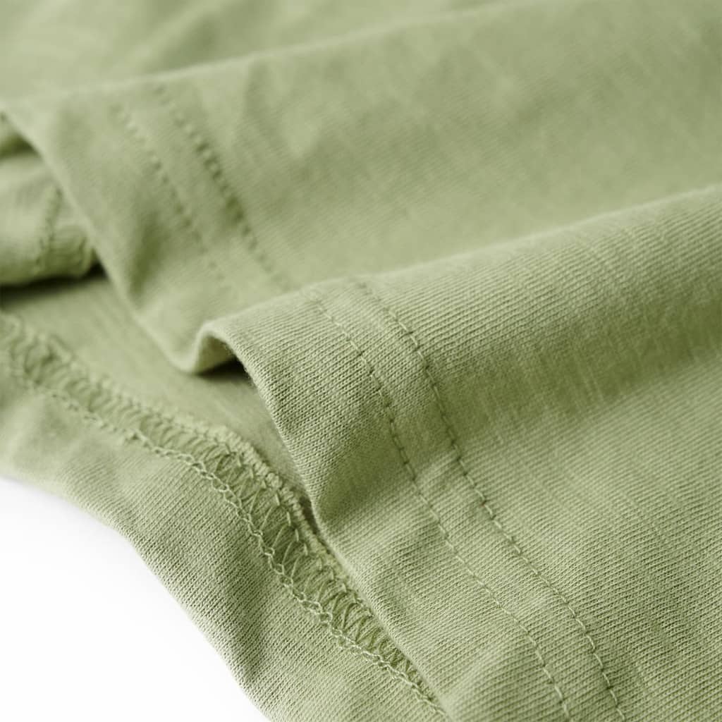 Kinder-T-Shirt Helles Khaki 92
