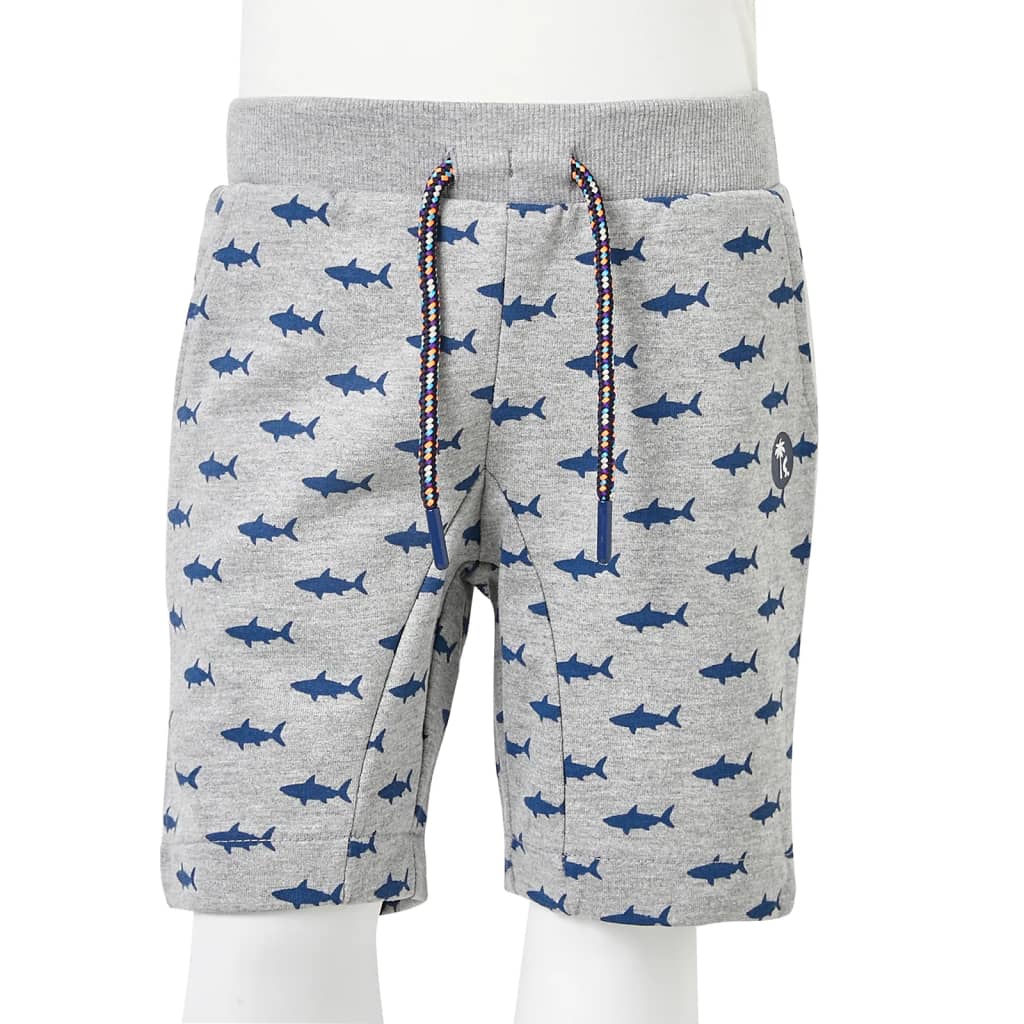 Kindershorts mit Kordelzug Hellkhaki Melange 104