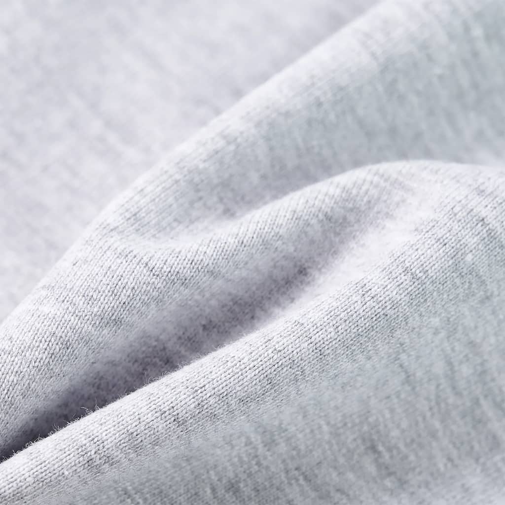 Kinder-Kapuzenpullover mit Reißverschluss Grau 92