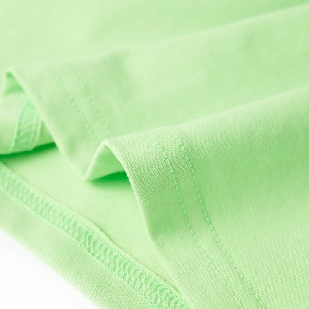 Kinder T-Shirt Neongrün 116