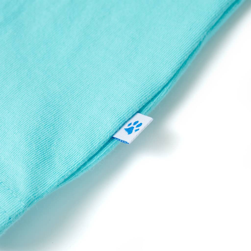 Kinder-T-Shirt Aquablau 104
