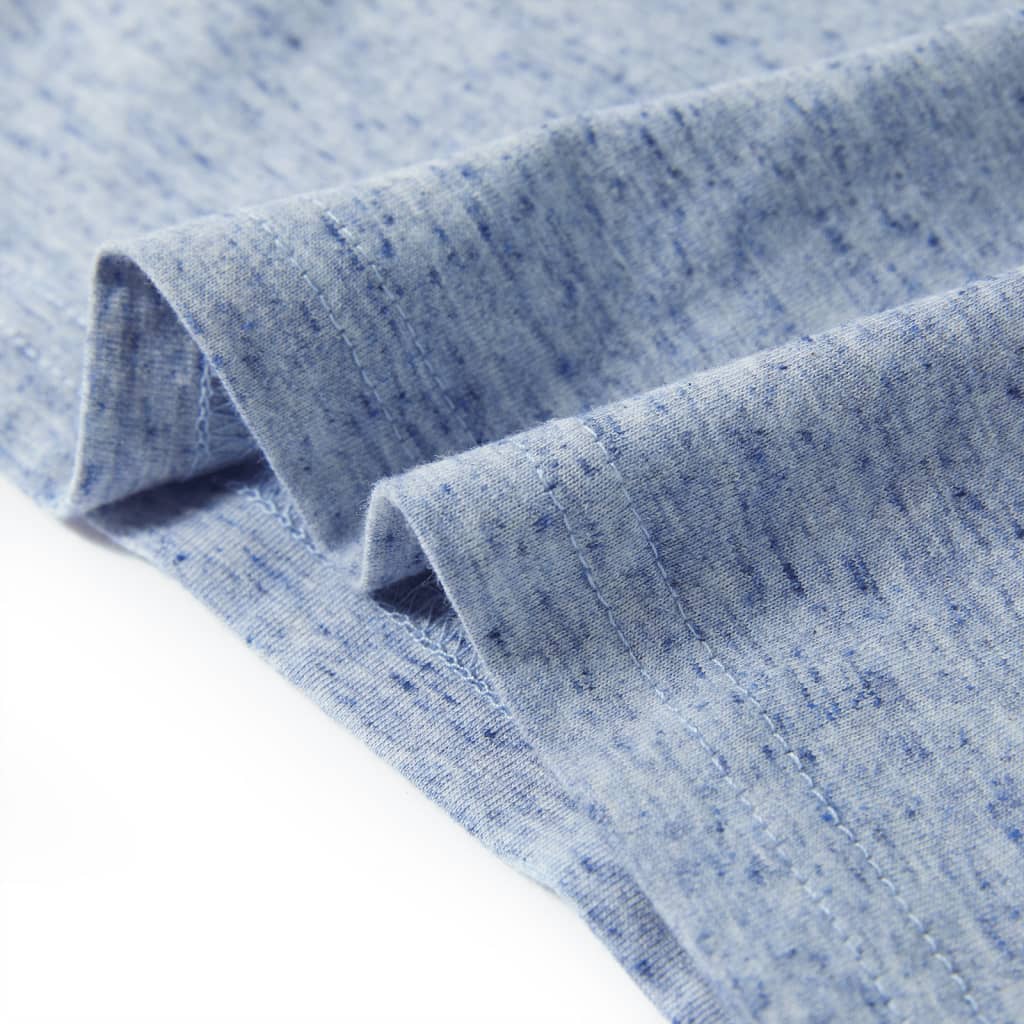 Kinder-Tanktop Blau Melange 104