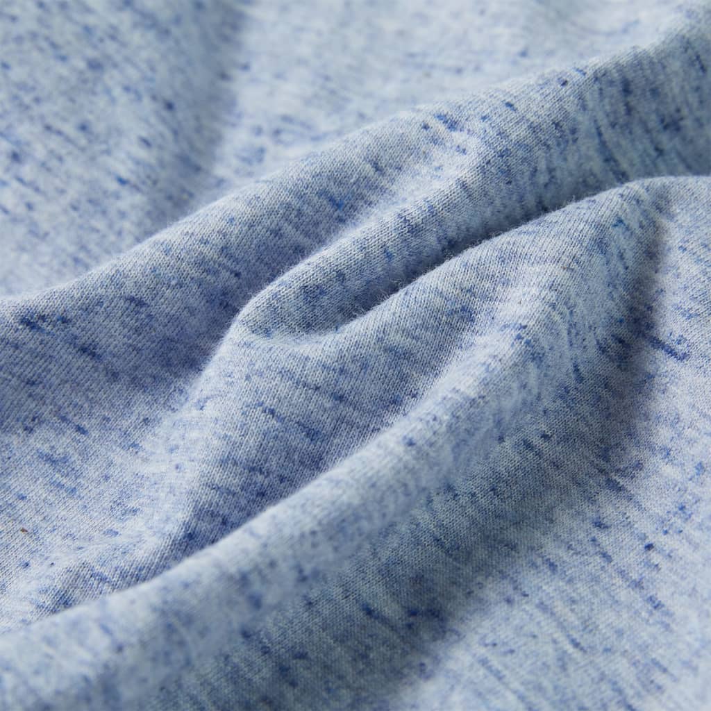 Kinder-Tanktop Blau Melange 104