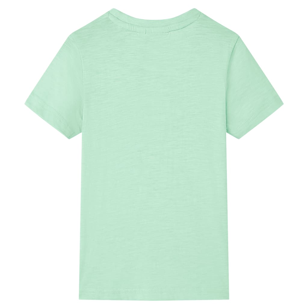 Kinder-T-Shirt Hellgrün 140