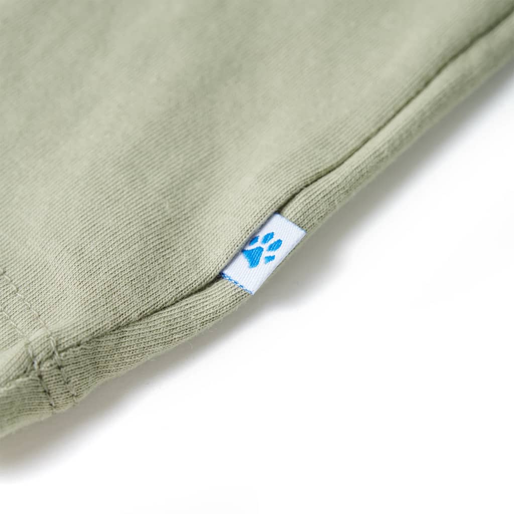 Kinder-T-Shirt Helles Khaki 128