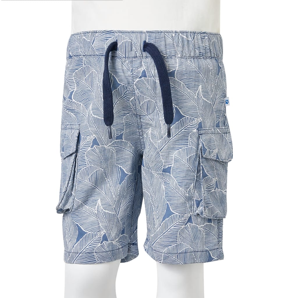Kindershorts mit Kordelzug Dunkelblau 140