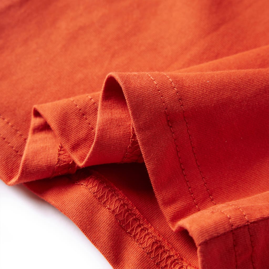 Kinder-Langarmshirt Orange 128