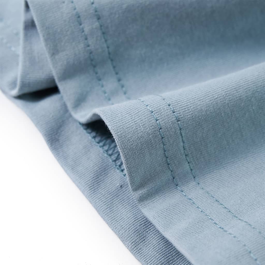 Kinder-Langarmshirt Hellblau 128