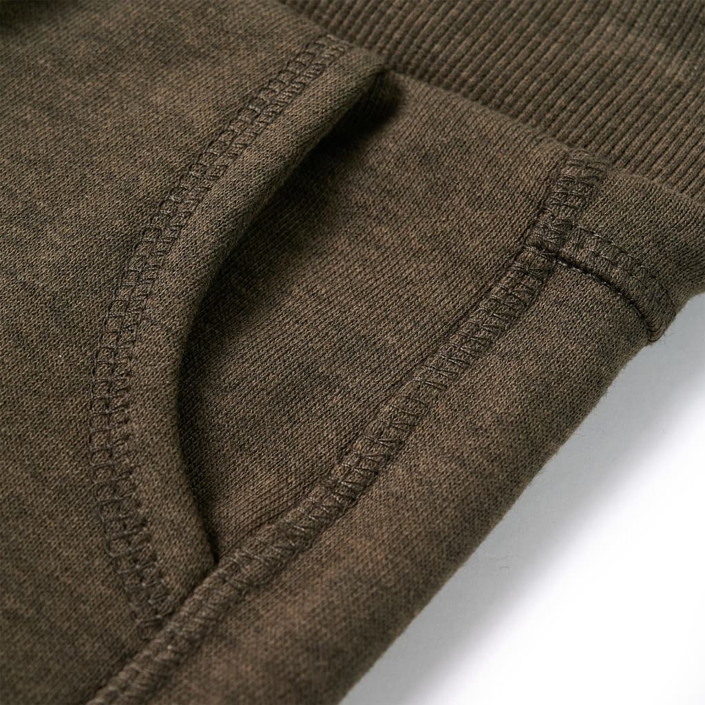 Kinder-Trainingshose Khaki Melange 128