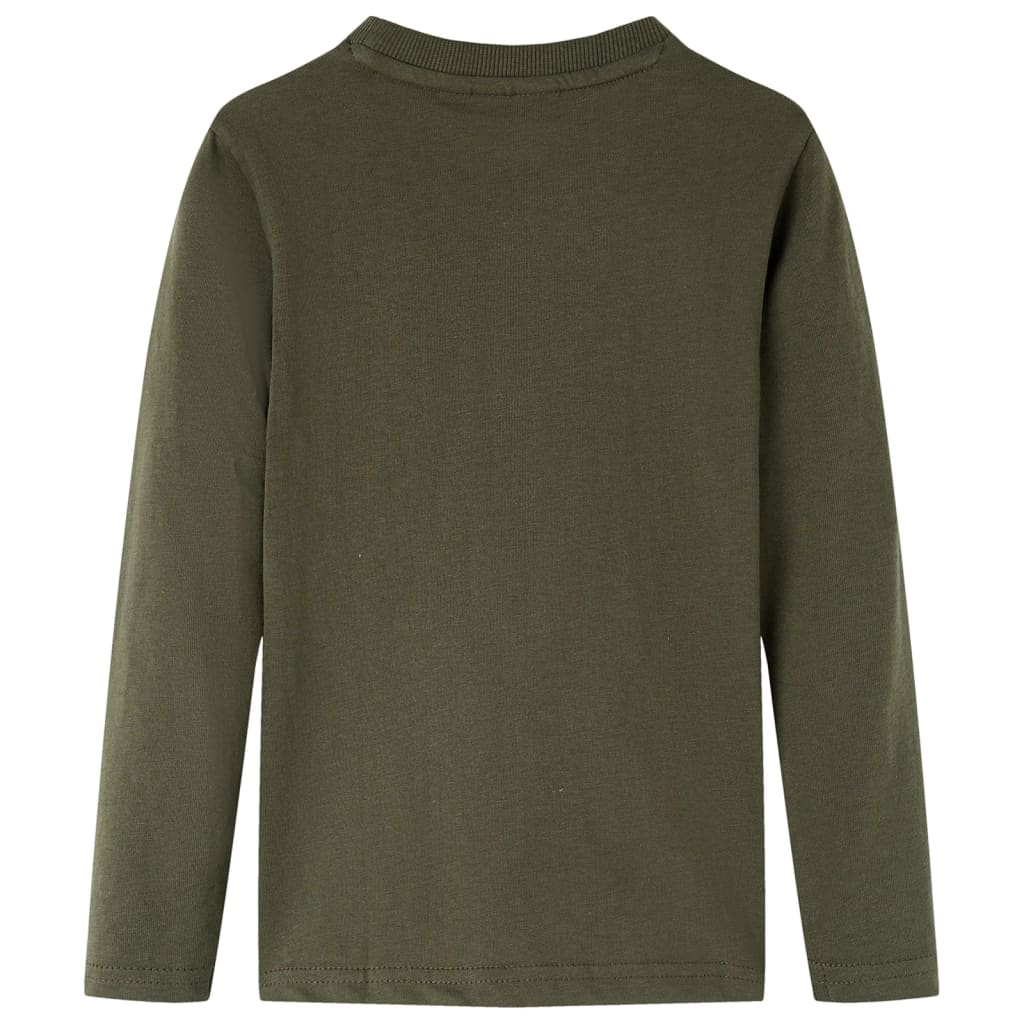 Kinder-Langarmshirt Khaki 104
