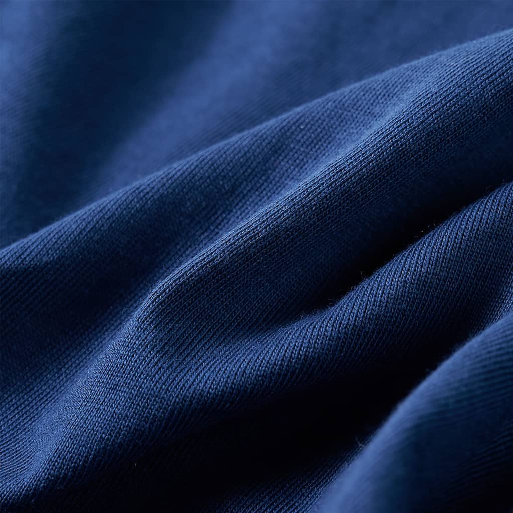 Kinder-Langarmshirt Jeansblau 128