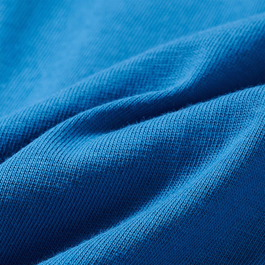 Kinder-Langarmshirt Petrolblau 128