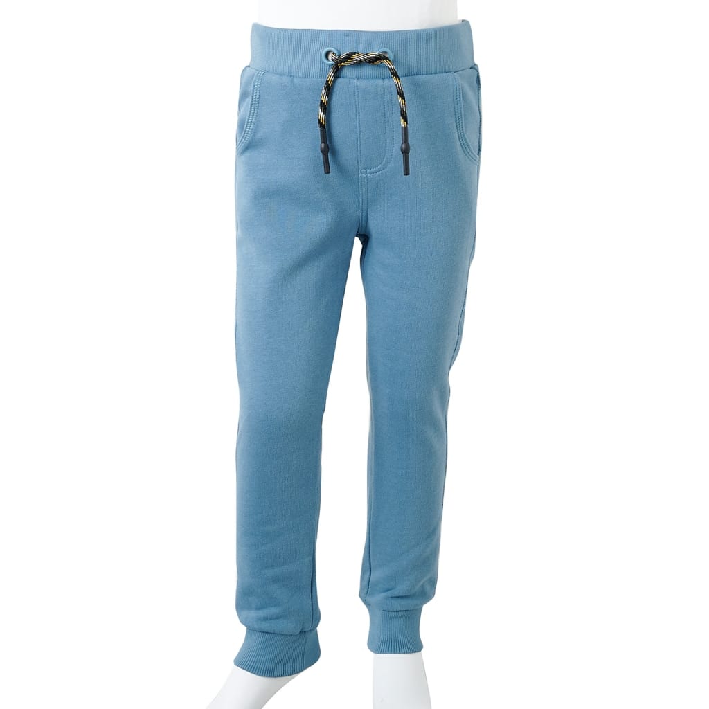 Kinder-Trainingshose Mittelblau 140