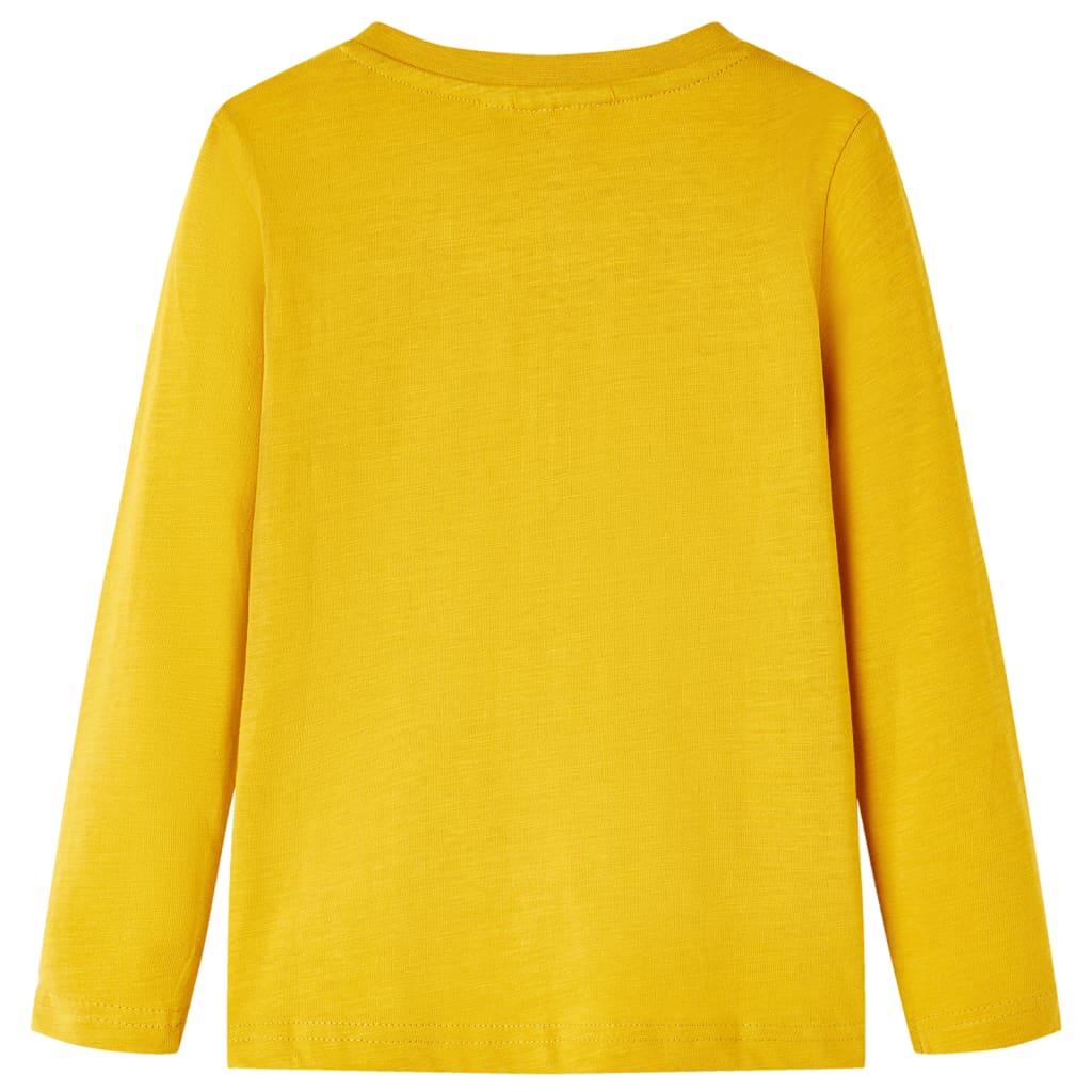 Kinder-Langarmshirt Ocker 116