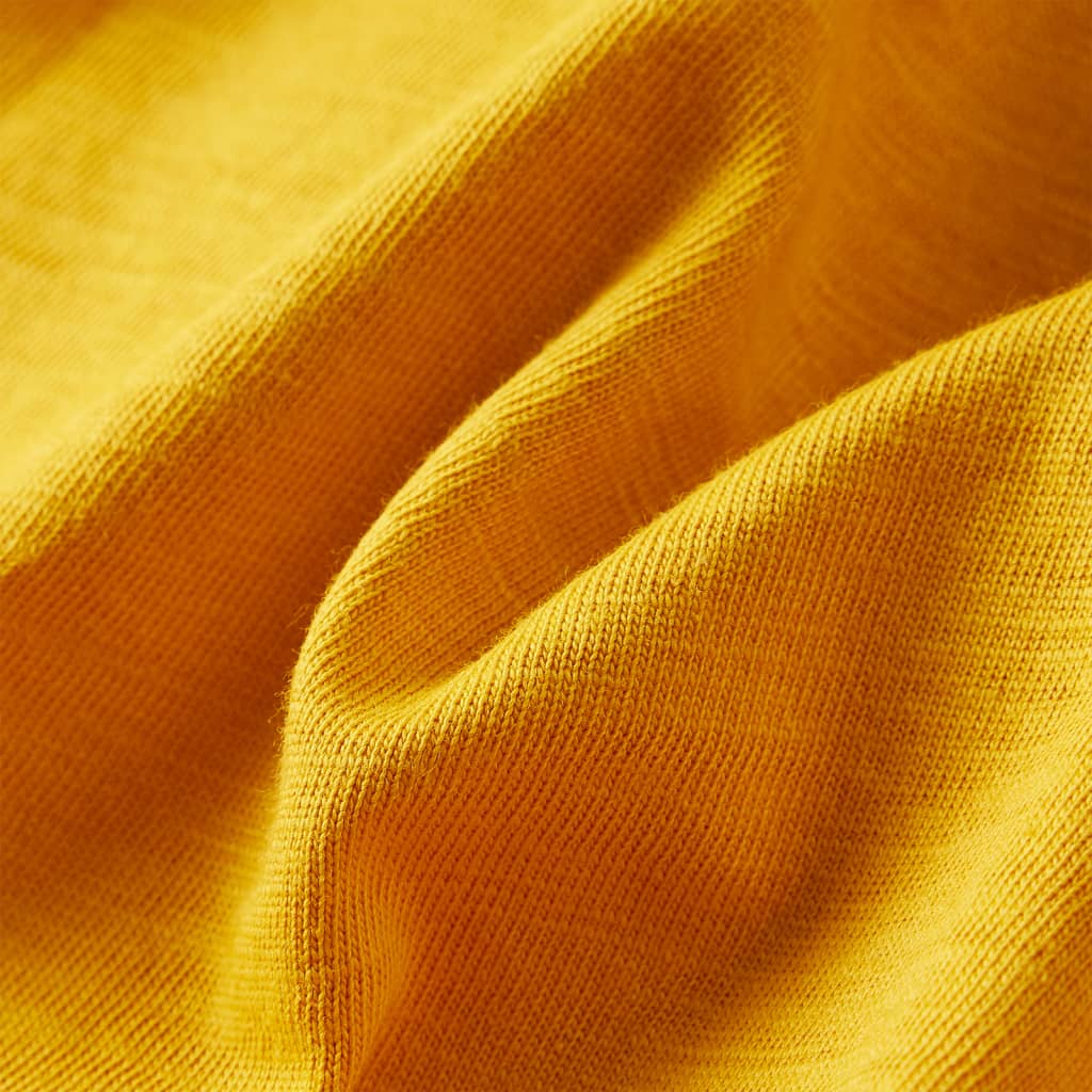 Kinder-Langarmshirt Ocker 116