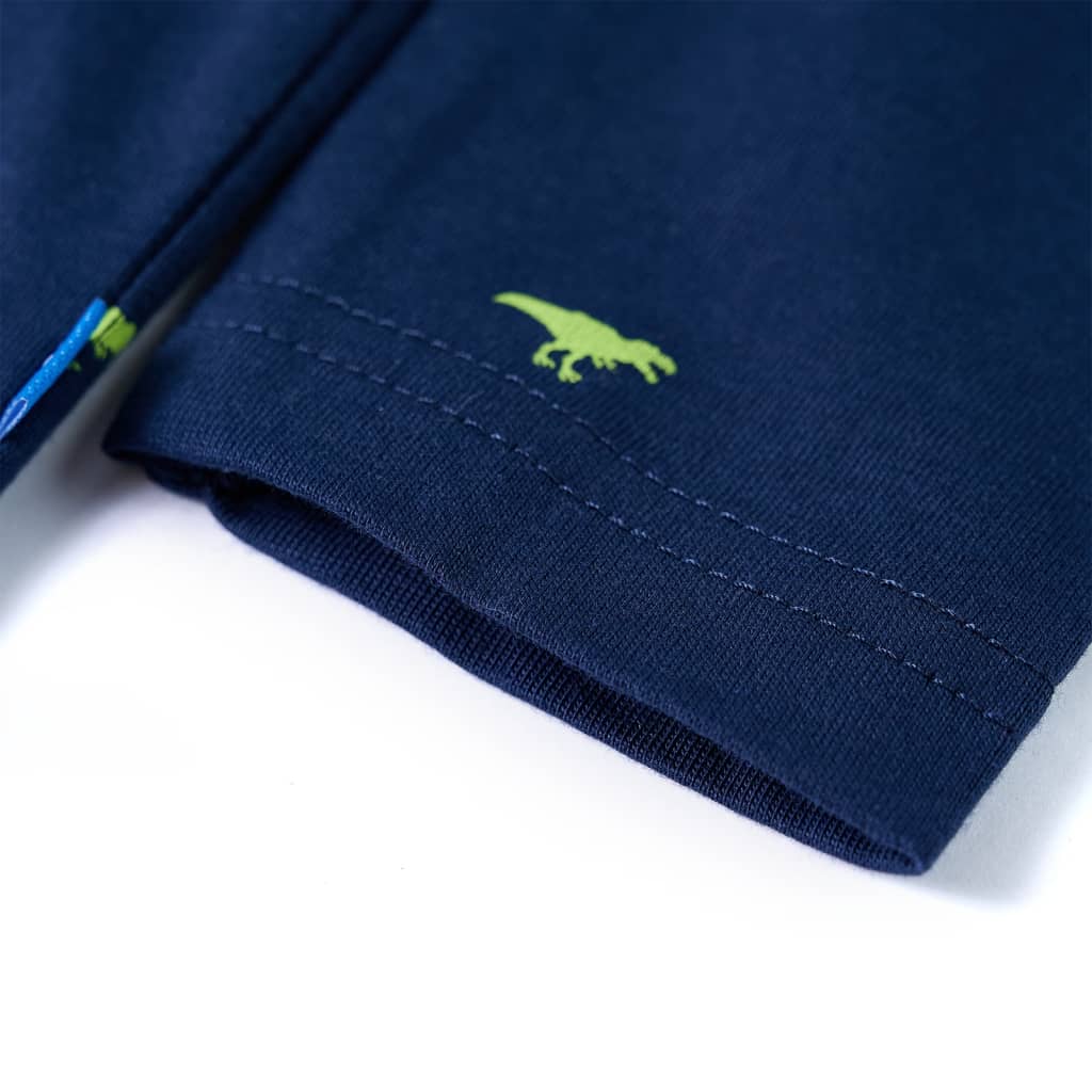 Kinderhemd Marineblau 116