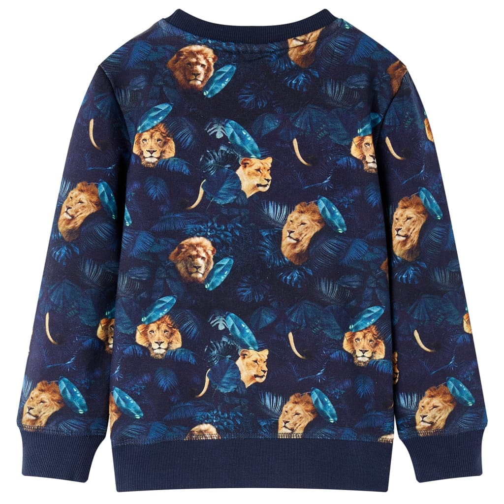 Kinder-Sweatshirt Marineblau 92