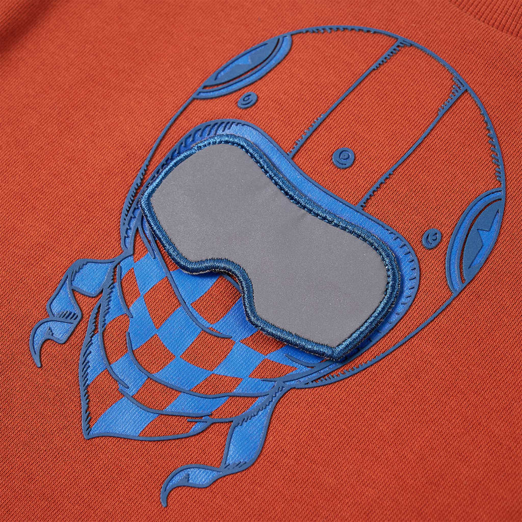 Kinder-Sweatshirt Rostbraun 128