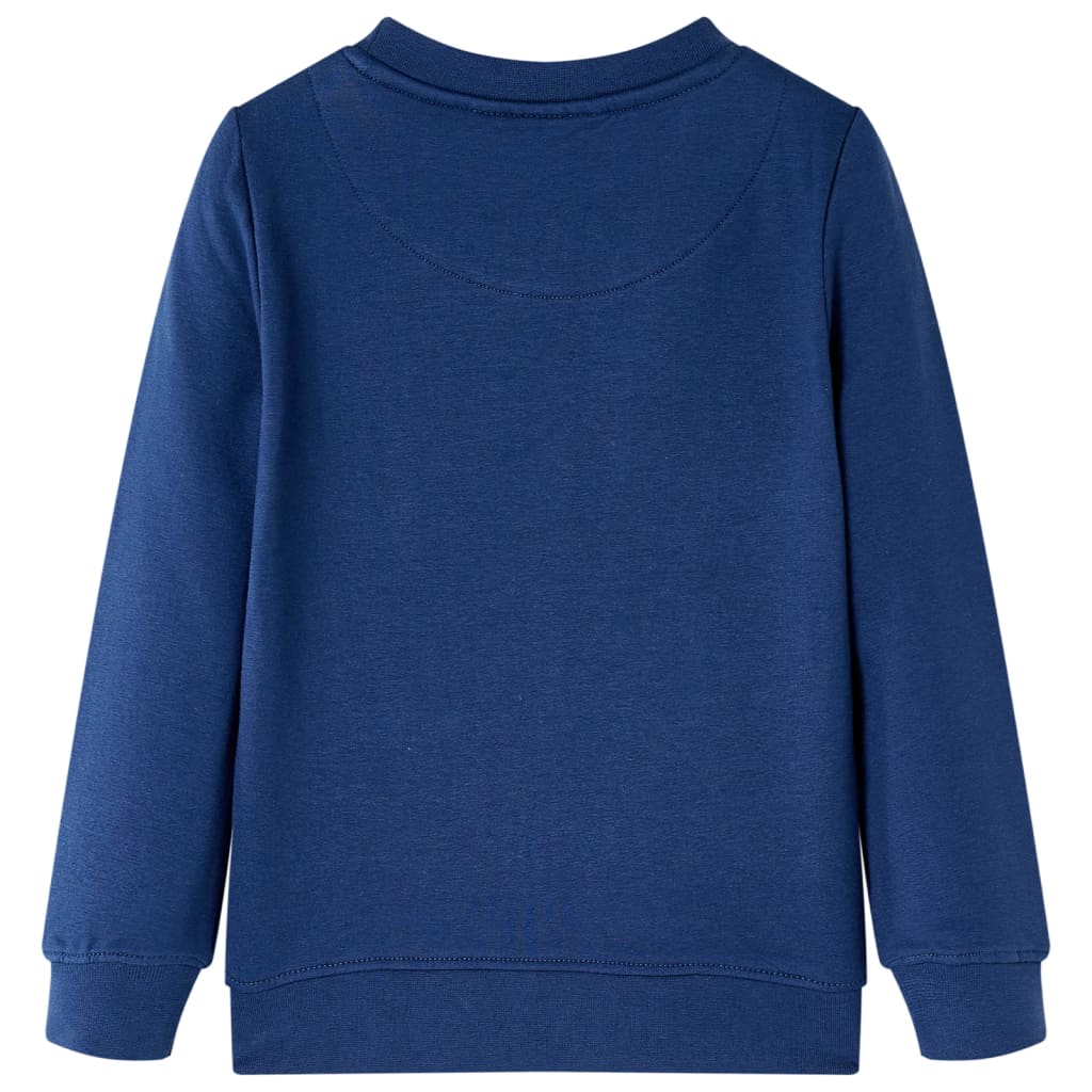 Kinder-Sweatshirt Marineblau 116