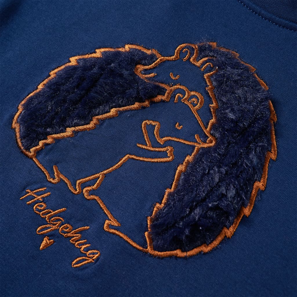 Kinder-Sweatshirt Marineblau 116
