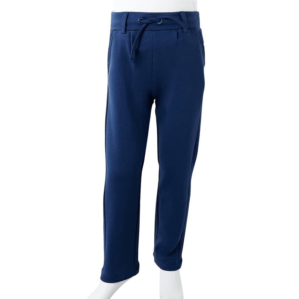 Kinderhose mit Kordelzug Marineblau 128