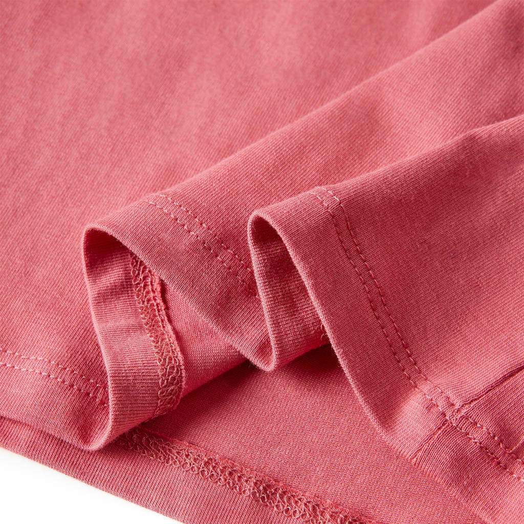 Kinder-Langarmshirt Altrosa 116