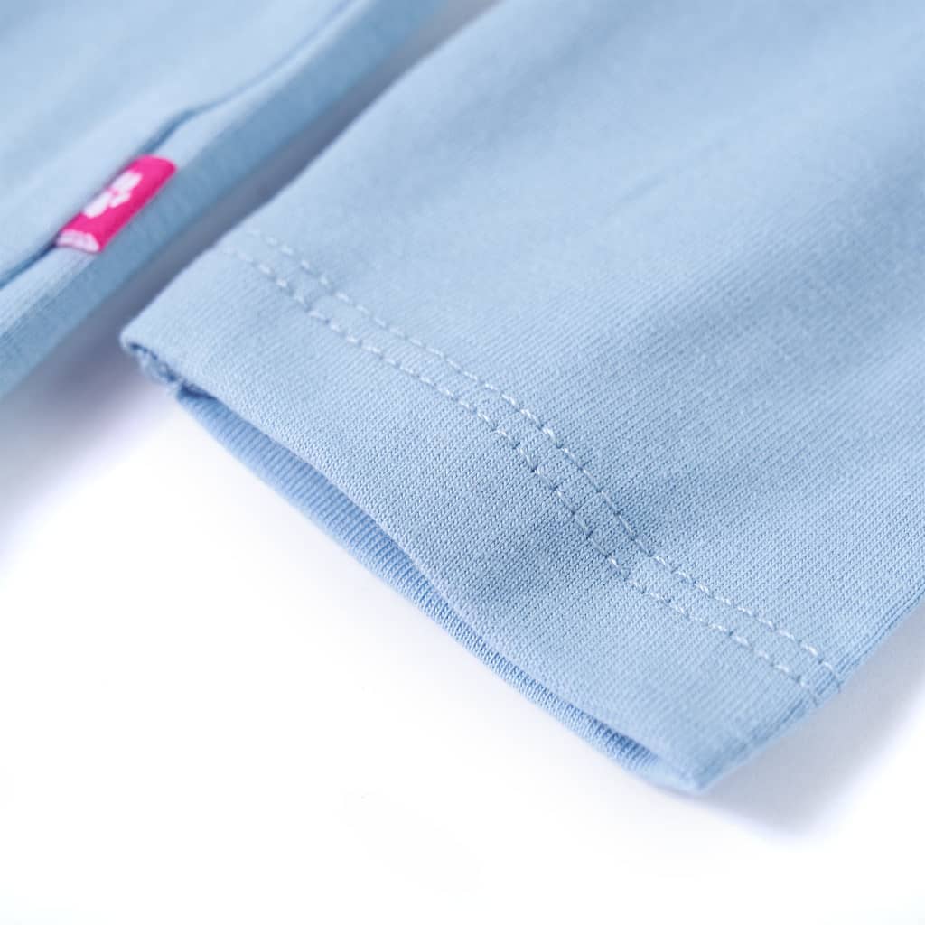 Kinder-Langarmshirt Hellblau 92